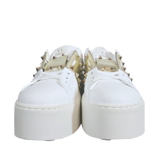 FLATFORM ROCKSTUD UNTITLED SNEAKER IN CALFSKIN WITH MICRO STUDS Size 40 - Picture 11 of 17